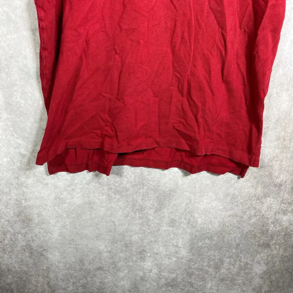 Polo Ralph Lauren Polo Shirt Mens Size XL Red Short Sleeves Cotton Casual Preppy